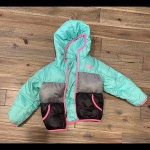 Girls North Face reversible Coat